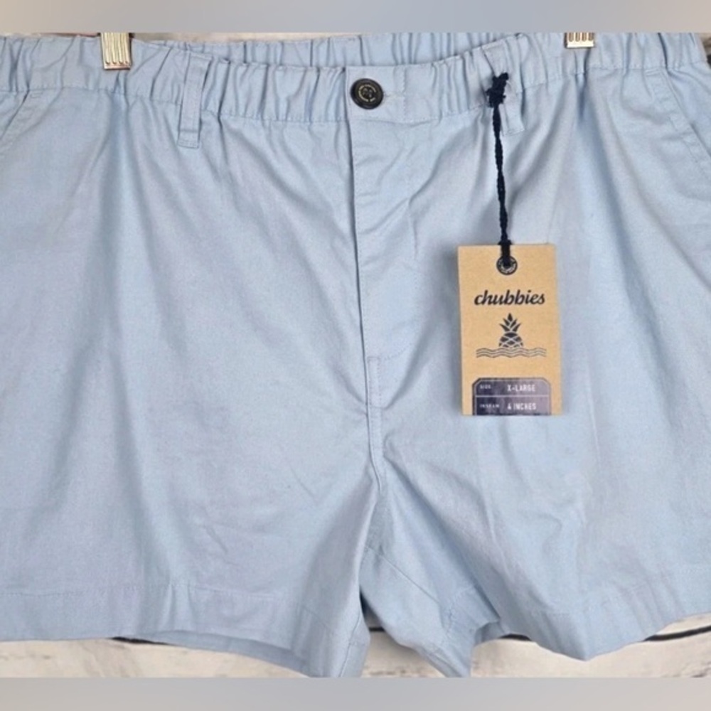 Chubbies The Altitudes 4" Shorts XL NEW Weekend Blue Twill Mens